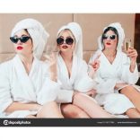 Fehér szállodai minőségű frottír köntös 2XL méretben – MrTextil.hu