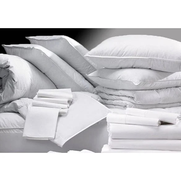 160x280 cm Fehér Lepedő, 50% Pamut, 50% Poliészter, 130g/m² – Szállodai Minőség – mrtextil.hu