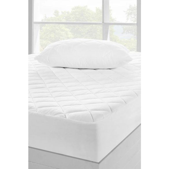 160x200 cm vízhatlan steppelt matracvédő – Körgumis kivitel, szálláshelyi minőség, balatoni szállodákhoz ajánlott