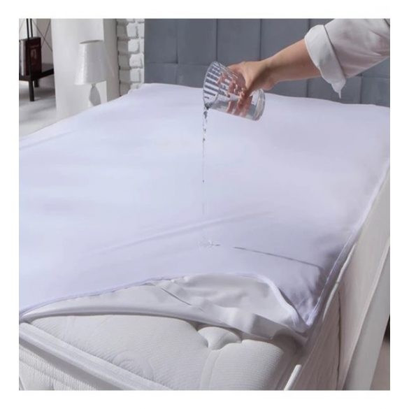 Pamut  jersey vízhatlan sarokgumis matracvédő, 140 x 200 cm, (szállodai és egészségügyi minőség)